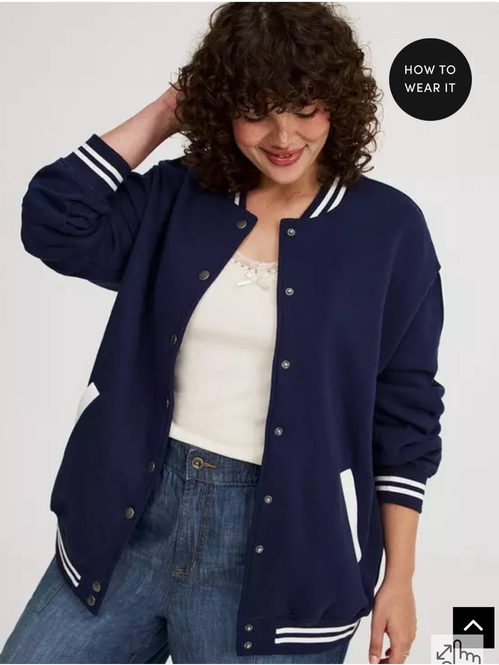 Torrid Fleece Relaxed Bomber
Jacket